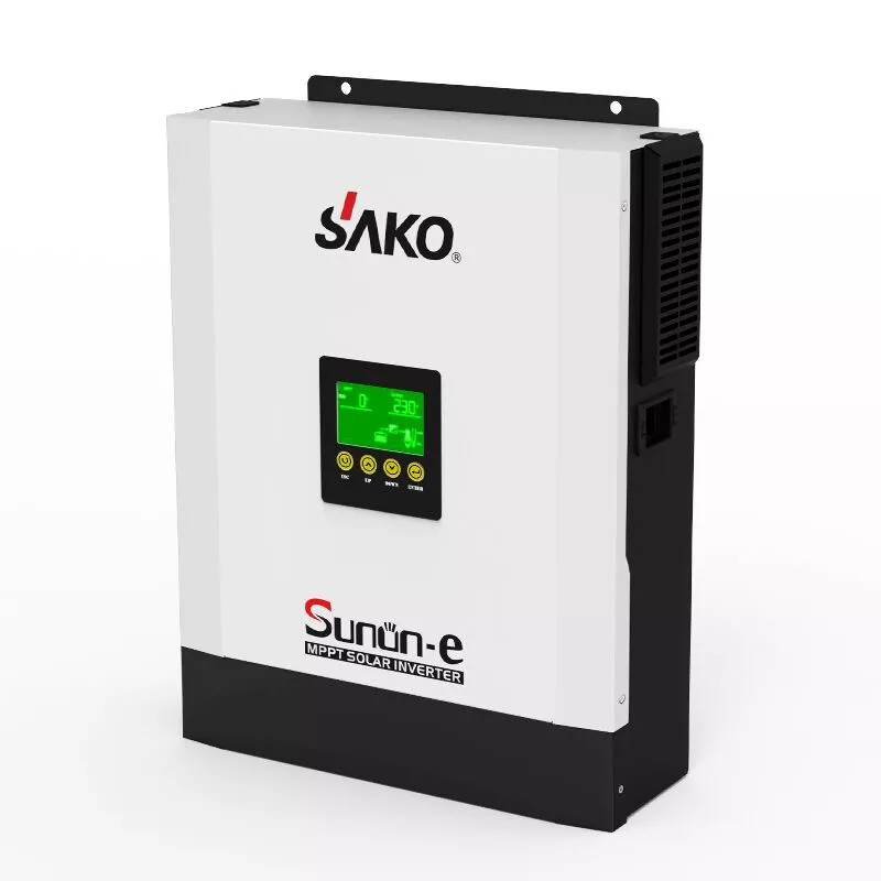 Гібридний інвертор SAKO Sunon-E 2.4, 3000VA/2,4кВт, 1 фаза, АКБ 24 В, макс. струм заряду 80 A