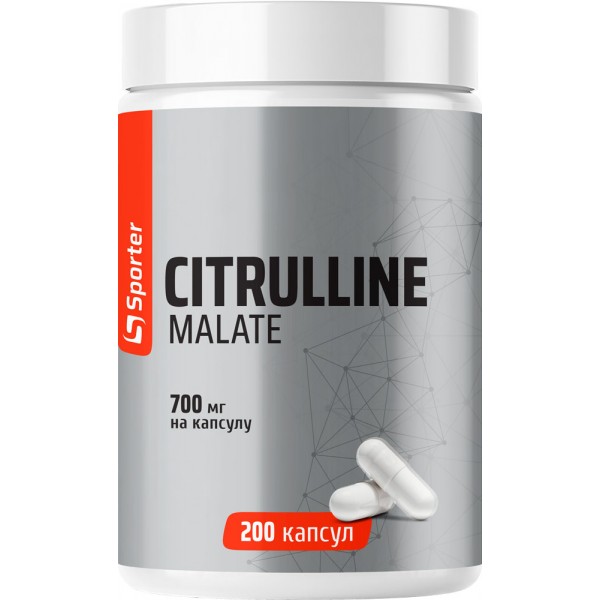 Sporter Citrulline Malate 700 мг - 200 капс
