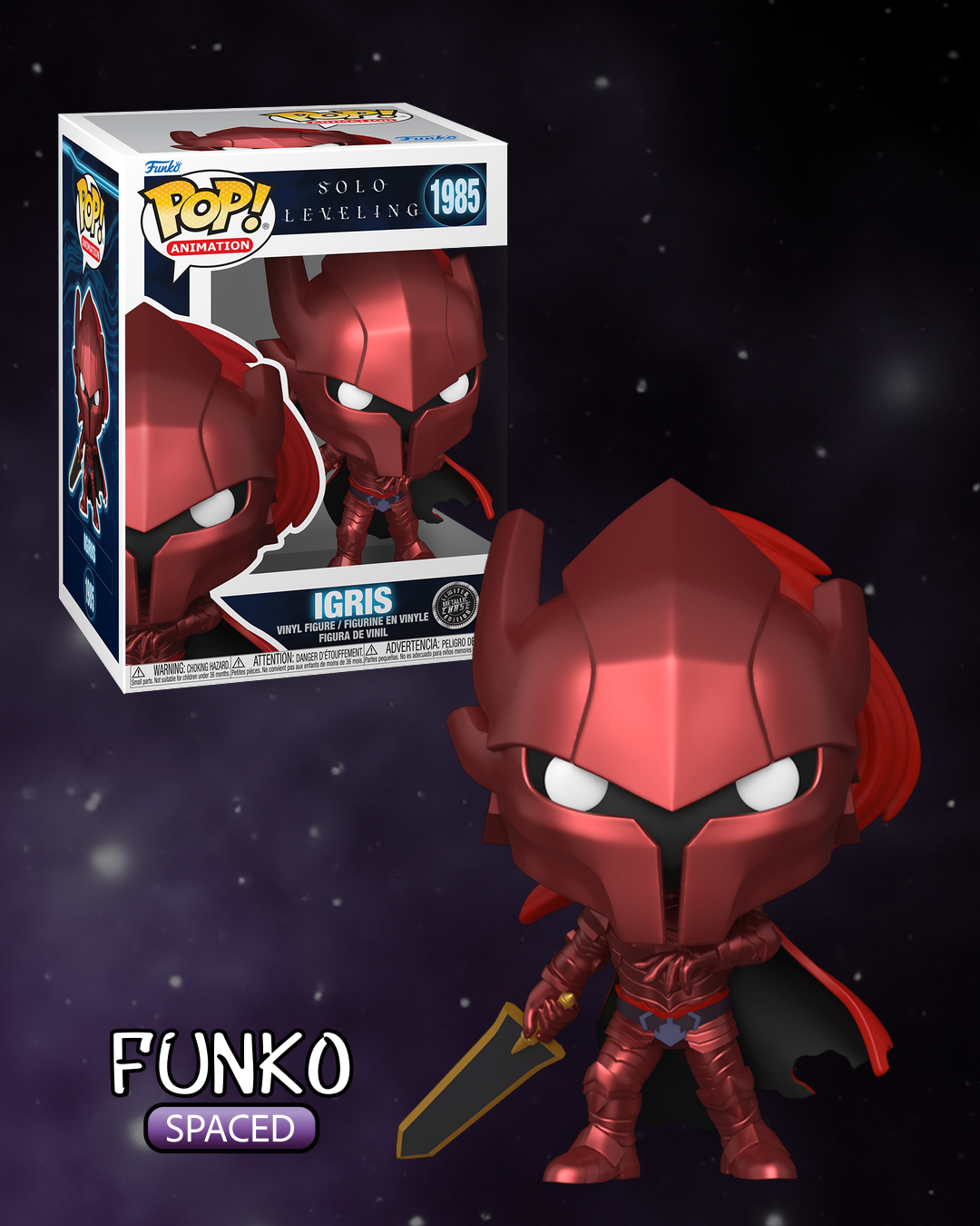 Фігурка Funko Pop Chase Igris | Фанко Поп Solo Leveling - Чейз Ігріс #1985