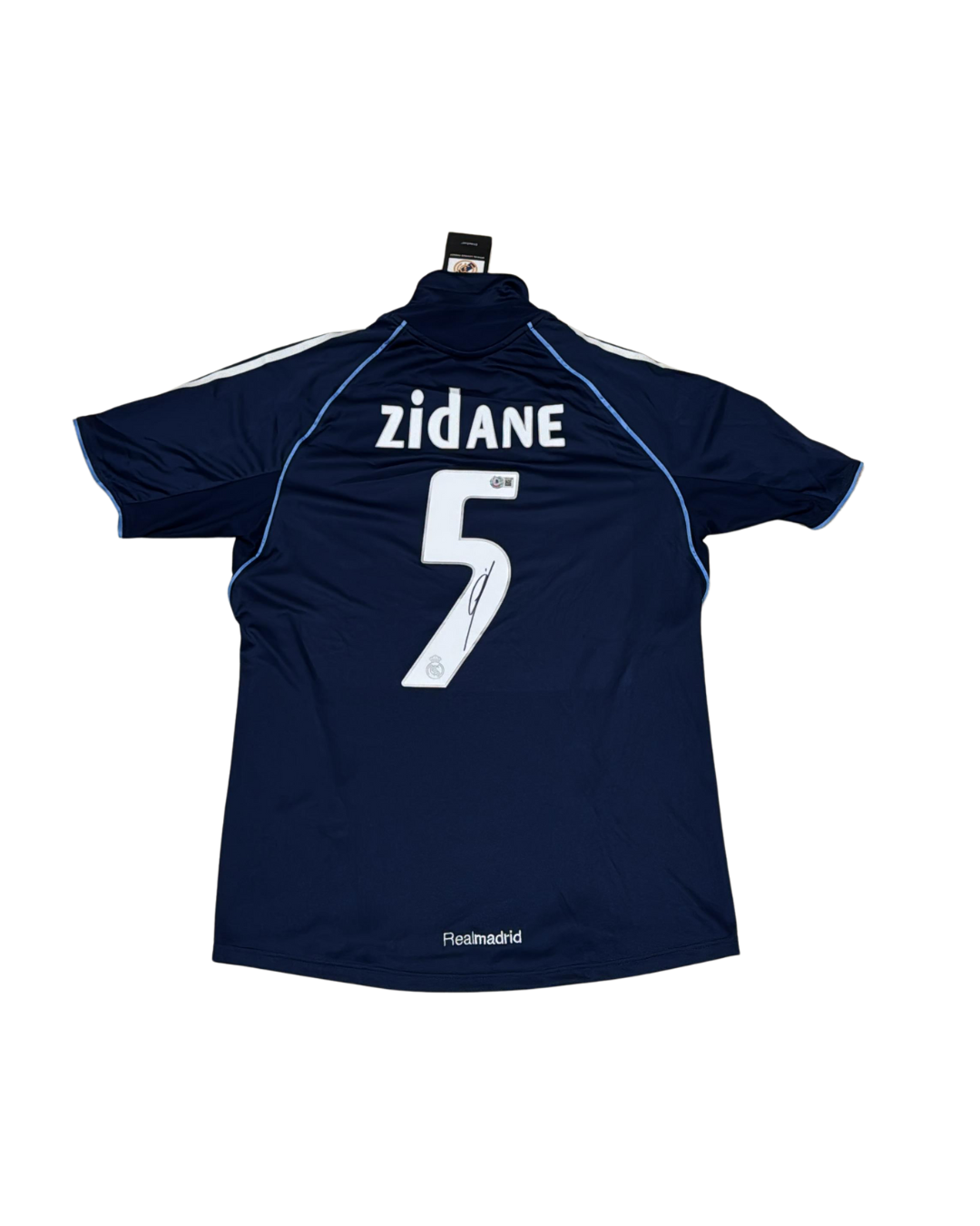 JERSEY ZINEDINE ZIDANE MADRID SIGNED CERTIFICADO BECKETT