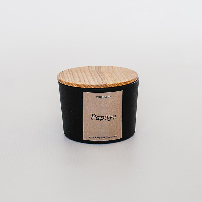 Соєва свічка аромат Papaya (205 мл)