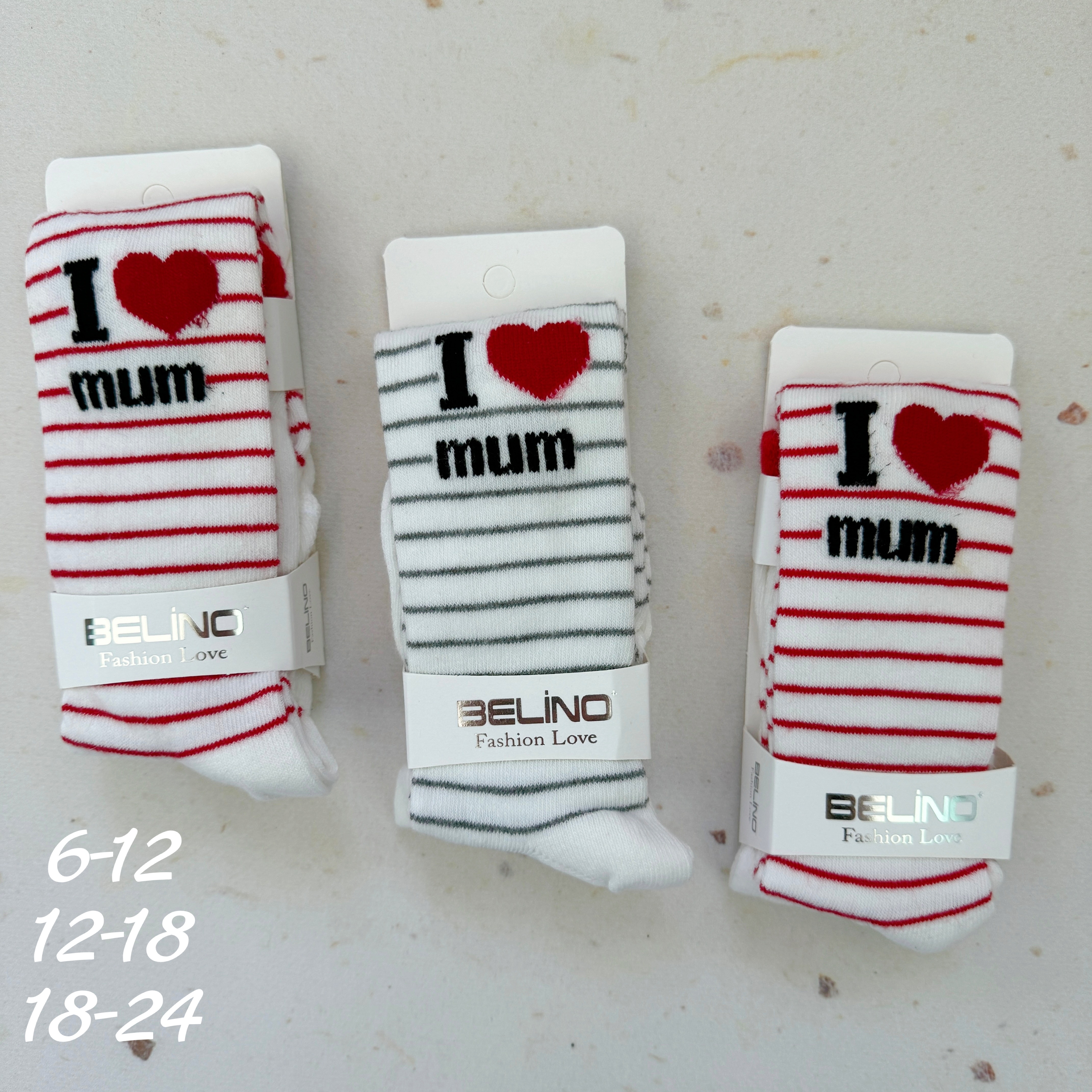 Дитячі демісезонні колготи i love mum