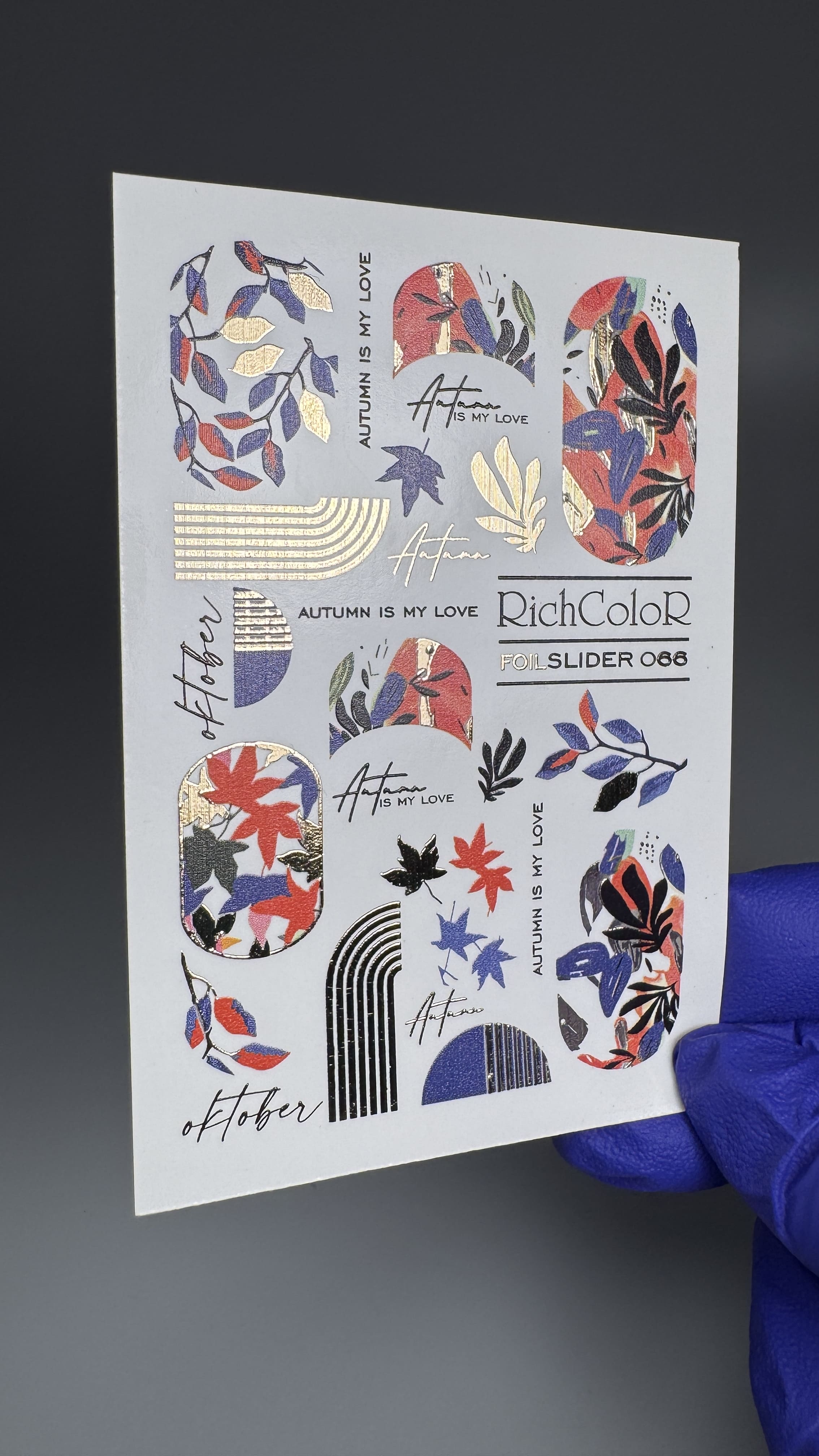 Слайдер дизайн Rich Color foil slider 066
