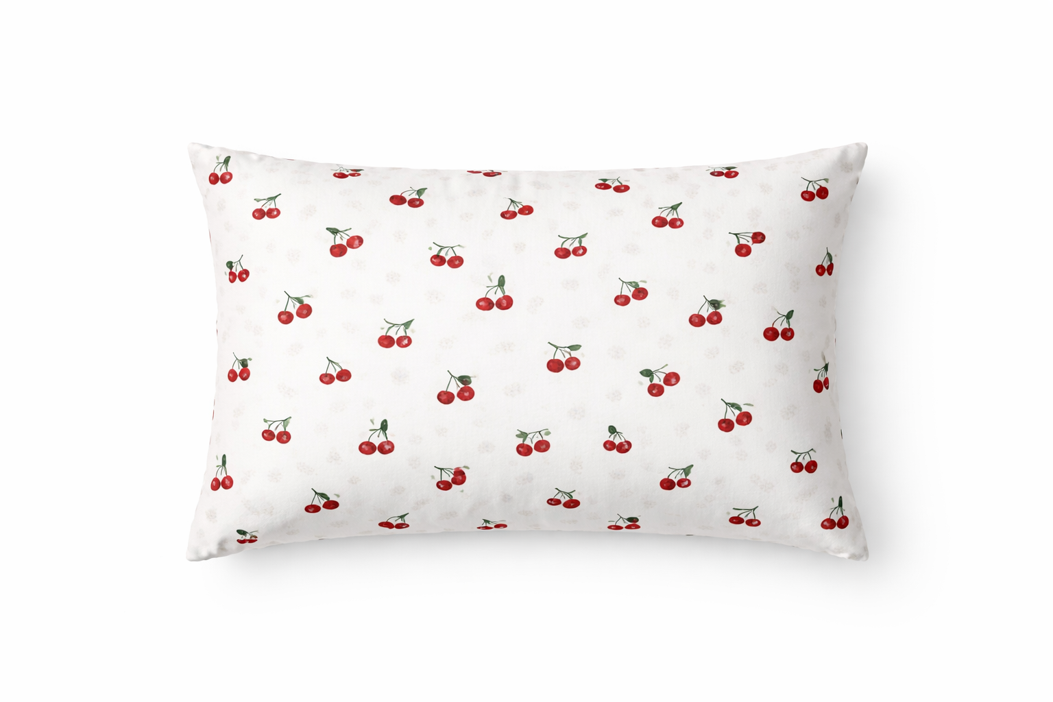 Наволочка ранфорс принт  "Вишенькі "