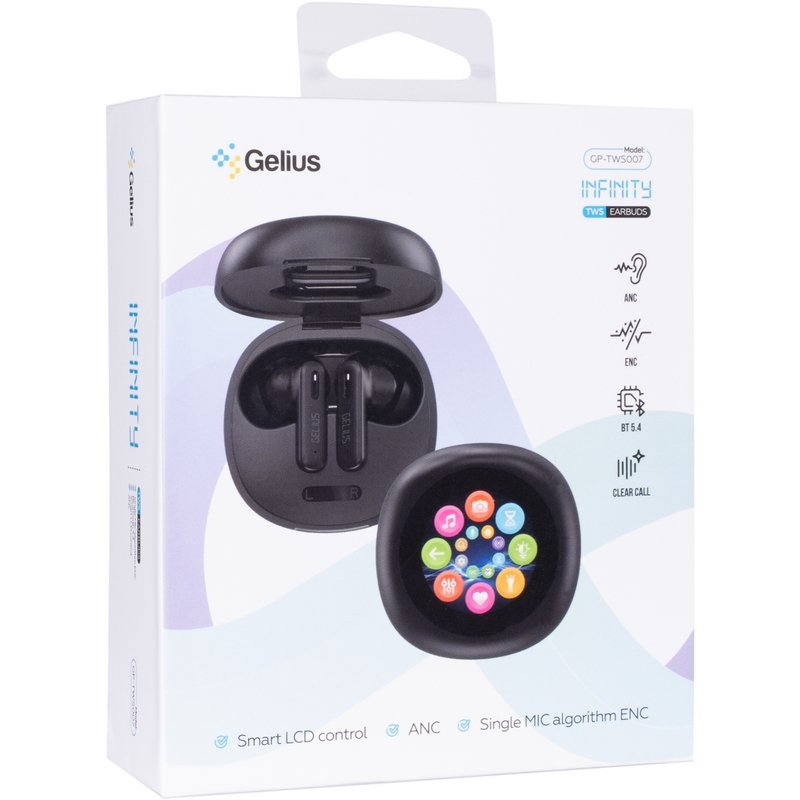 Бездротові навушники TWS Gelius Infinity GP-TWS007 Black