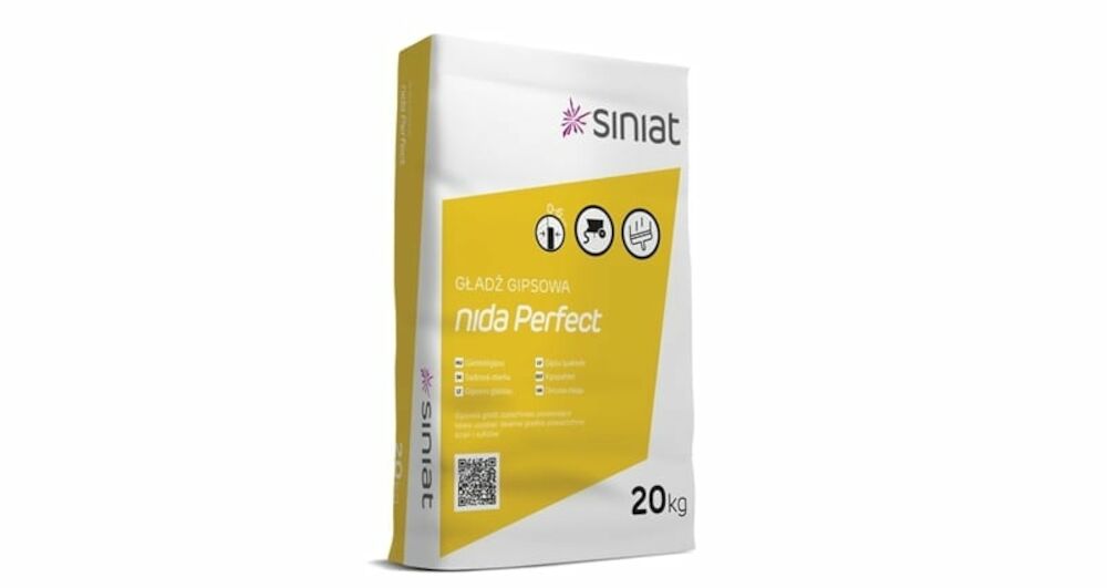 Шпаклівка гіпсова NIDA Perfect 20 кг.