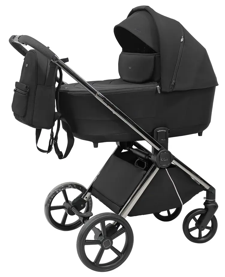 Коляска 2 в 1 Bair Pixel PC-01 Black Rock