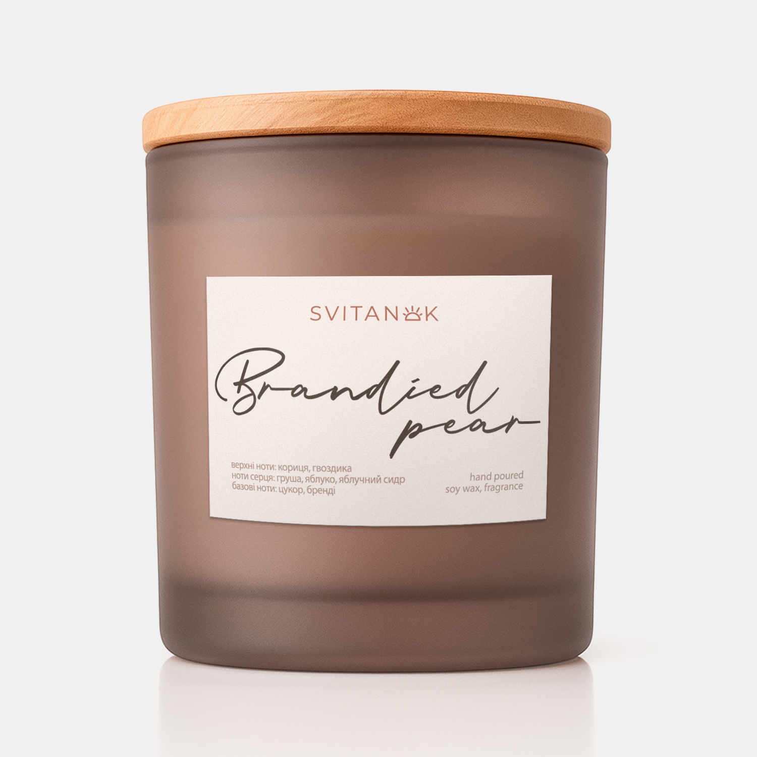 Бренді-груша, коричнева склянка 240 мл