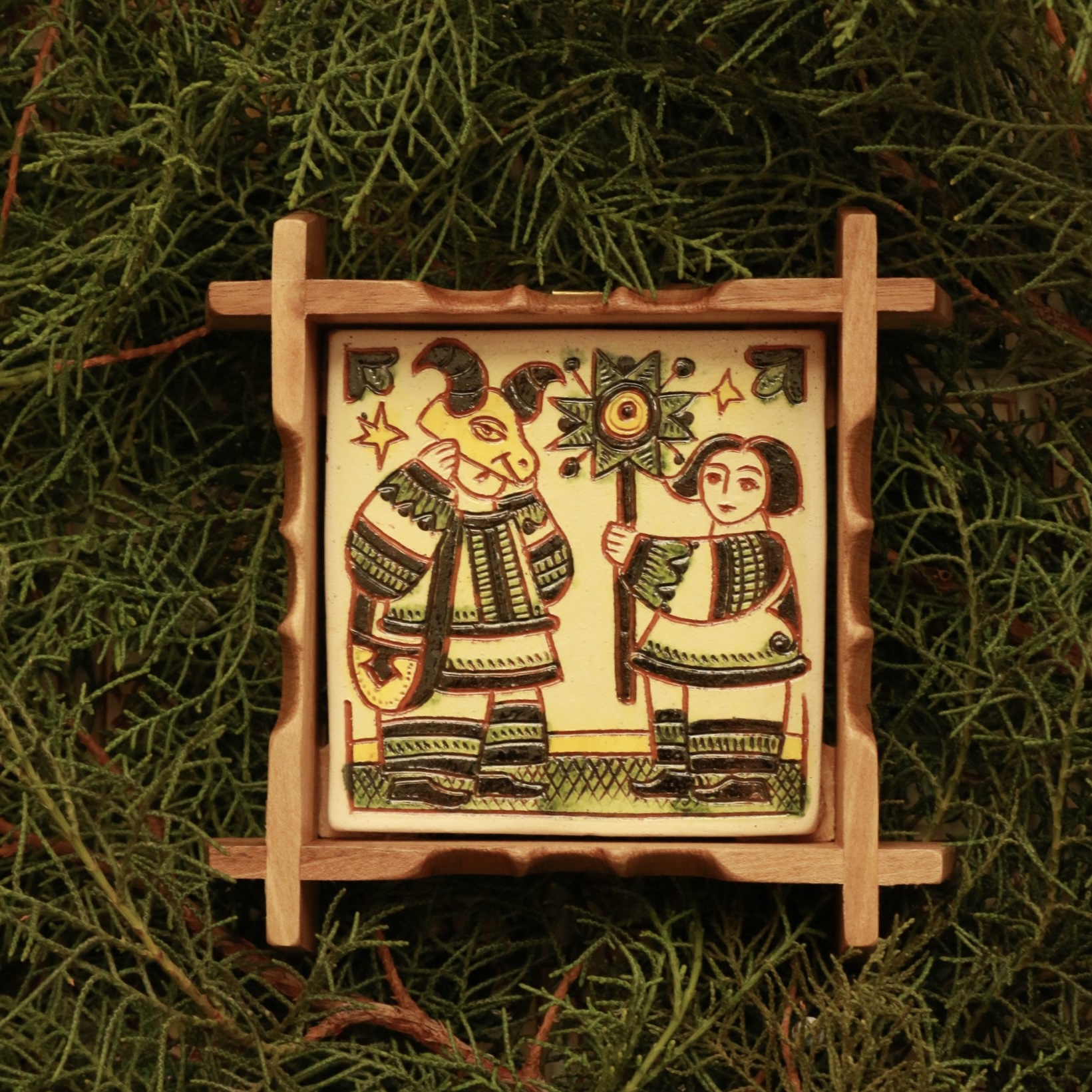 Плиточка у рамці "Маланка", 15*15 см