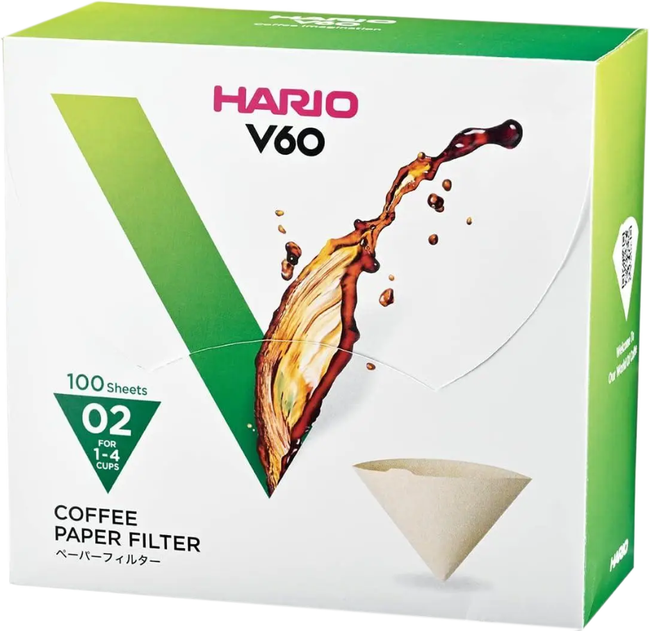Фільтри Hario 02 100 шт. V60 BOX