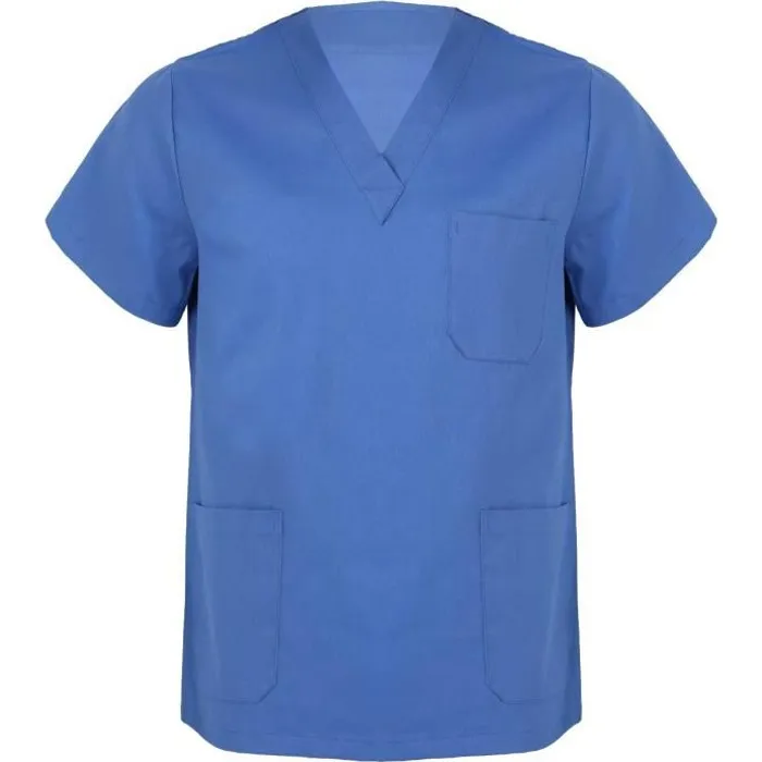 Men's blue medical gown