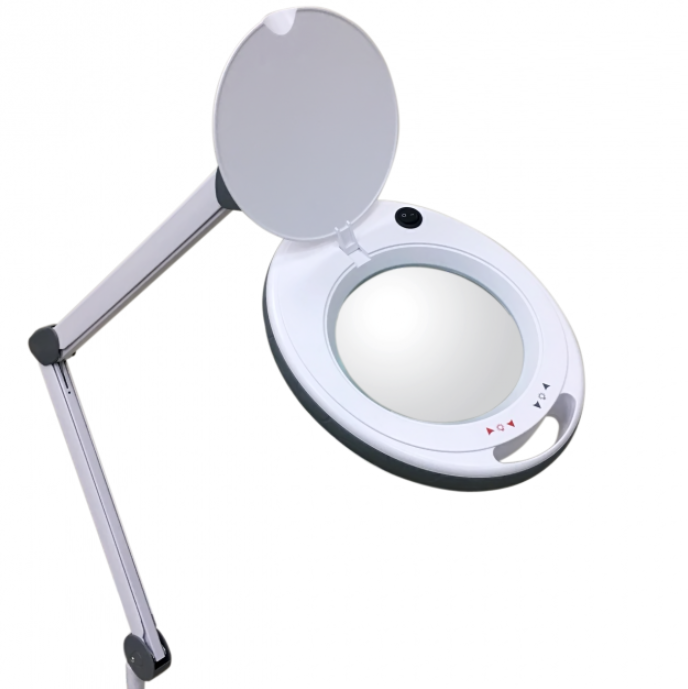 ЛАМПА-ЛУПА 6014-8 64 SMD LED “холодне” та “тепле” світло 1-12W 3D