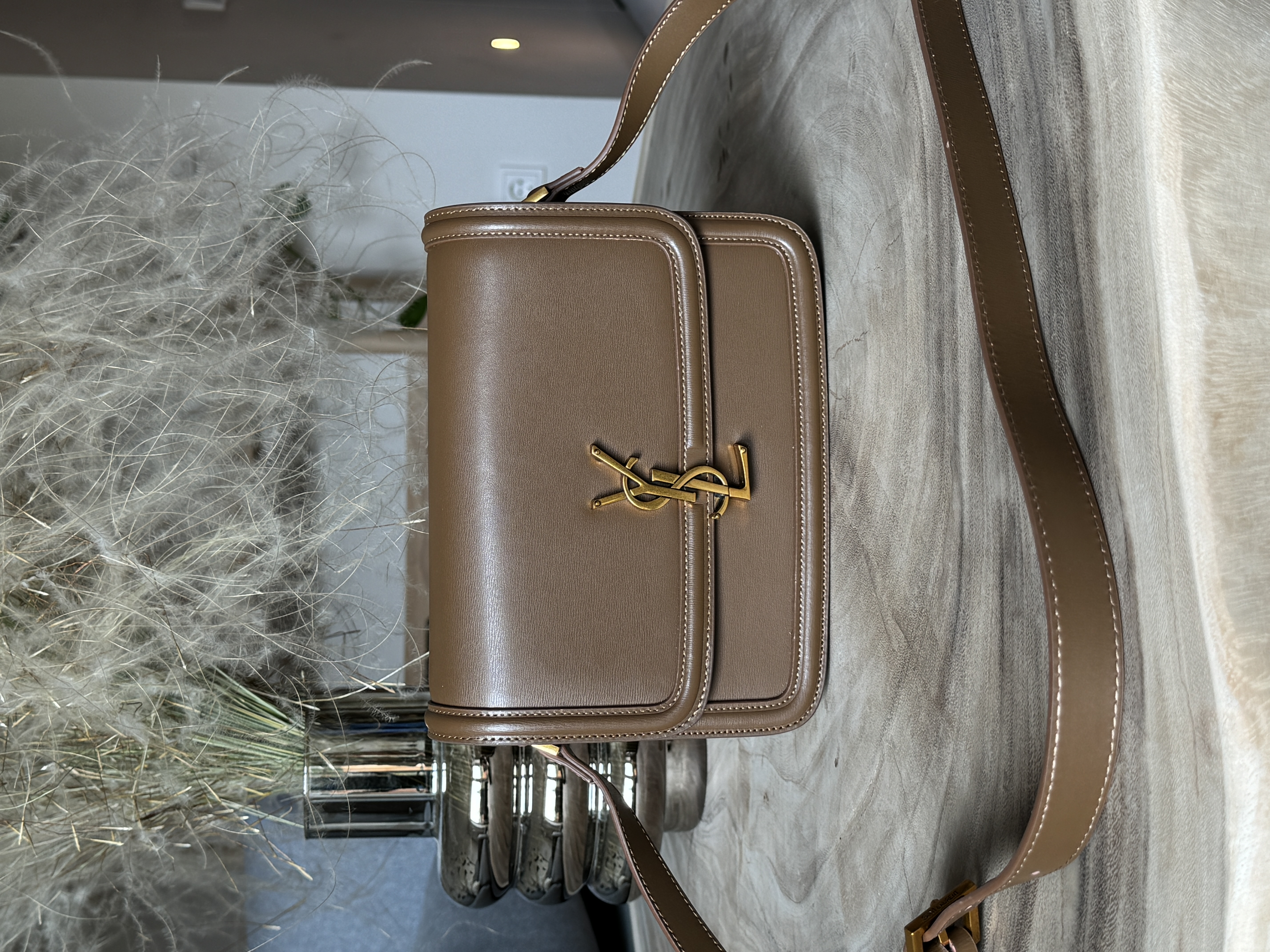 Yves Saint Laurent Large Solferino Brown
