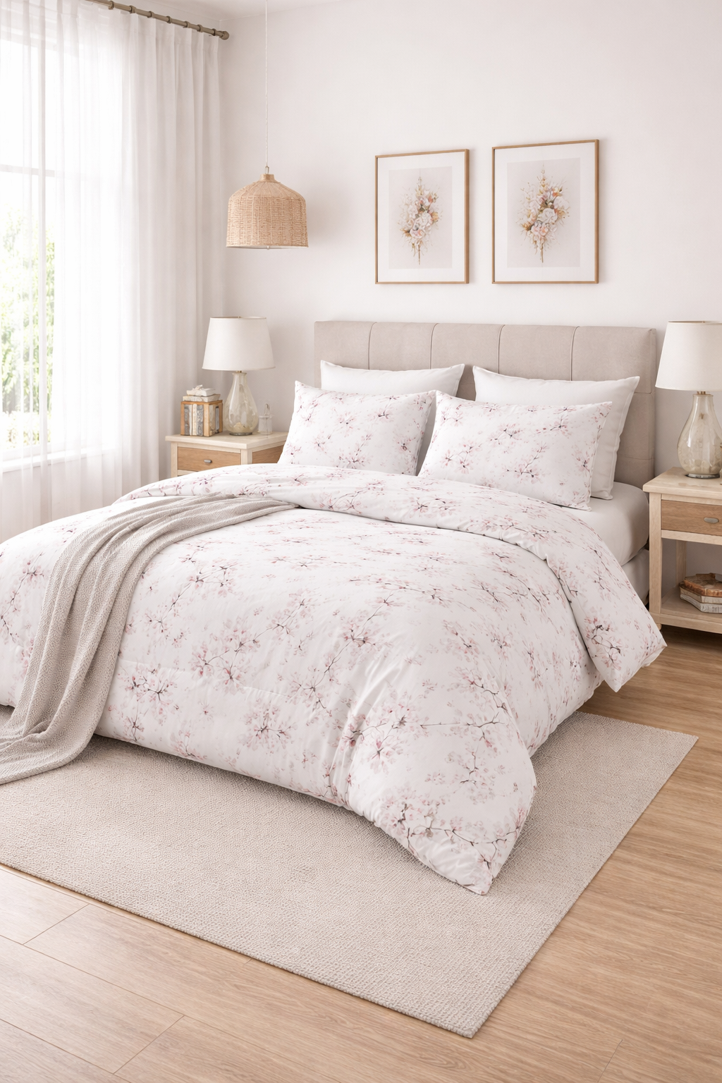 Постільна білизна  від виробника ранфрс  "Дрібні букети на білому"