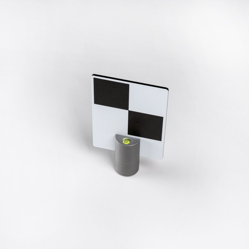 Trimble checkerboard target with 5/8" thread