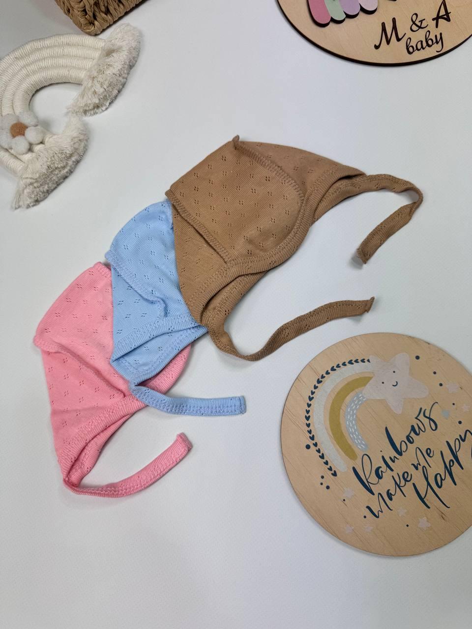 Чепчик для немовля (тканина мультиріп)