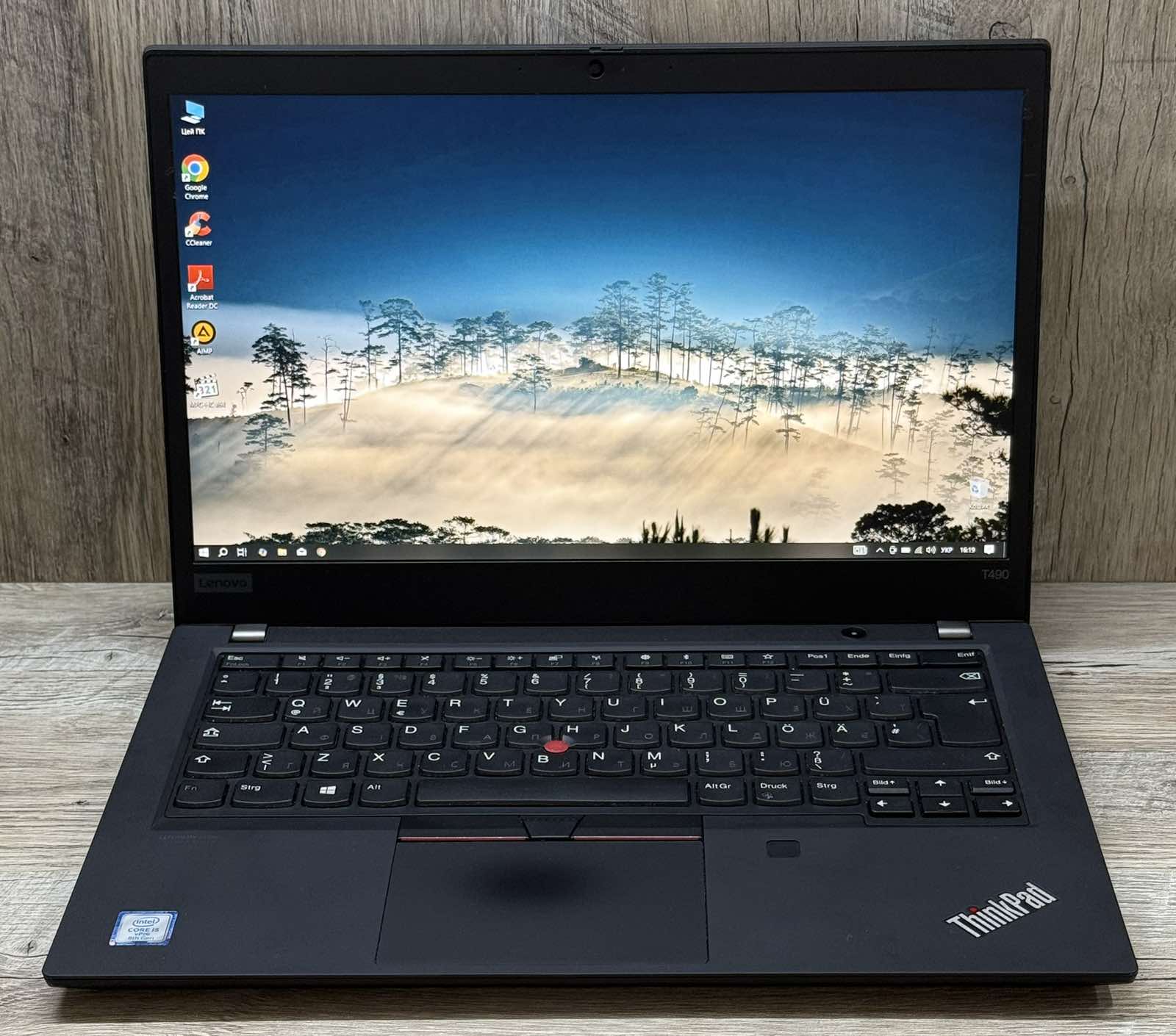Lenovo ThinkPad T490 i5-8365U/16Gb/256ssd/Full HD IPS/W10 Pro/Клас А