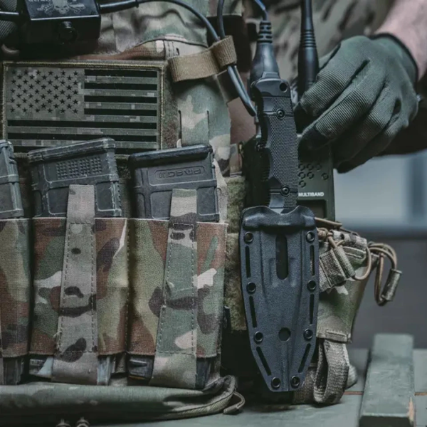 Тактичний ніж з фіксованим лезом "SOG SEAL FX Tanto Black Cerakote" від американського преміум бренду "SOG".