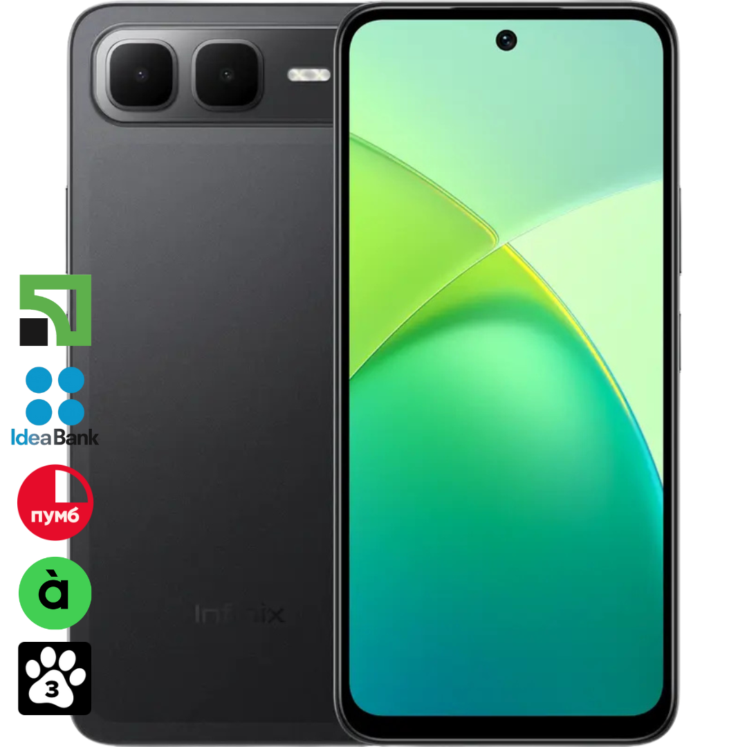 Смартфон Infinix Smart 10 Plus 4/128GB Sleek Black (X6725B)
