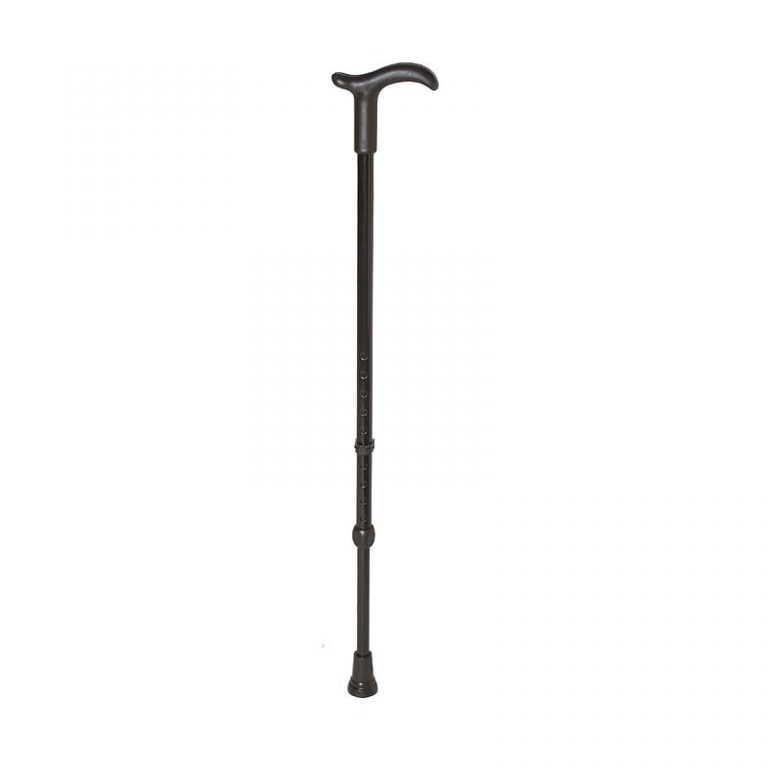 Rebotec Simplex â€“ Walking Stick with Derby Handle - Silver