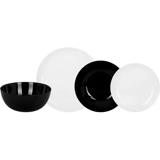 Сервіз LUMINARC DIWALI BLACK & WHITE 19 пр