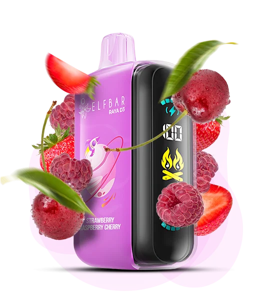 Ельф RAYA D3 25000 Strawberry Raspberry Cherry ( Полуниця Малина Вишня )