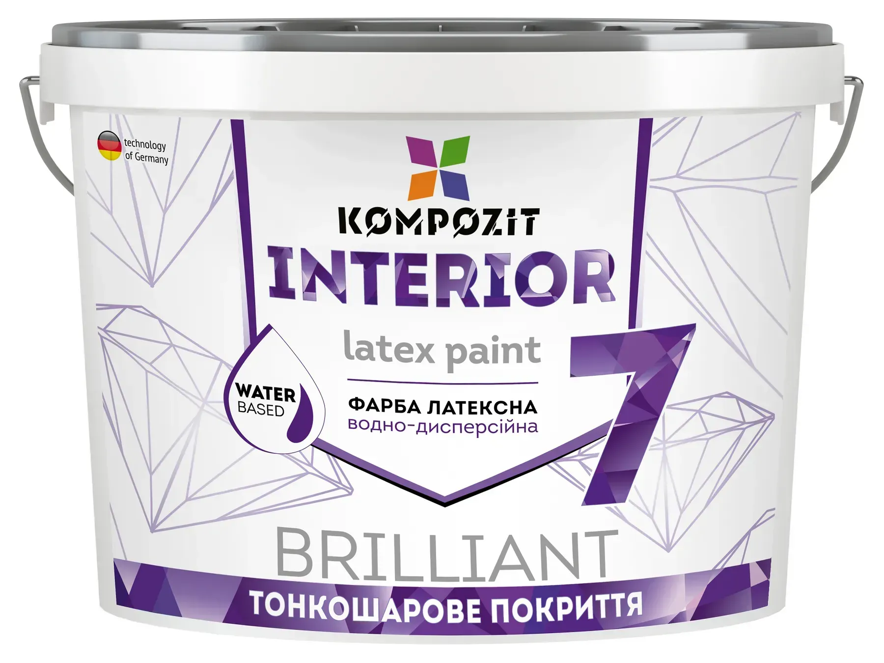 Фарба інтер'єрна INTERIOR 7 "Kompozit", 1.4 кг