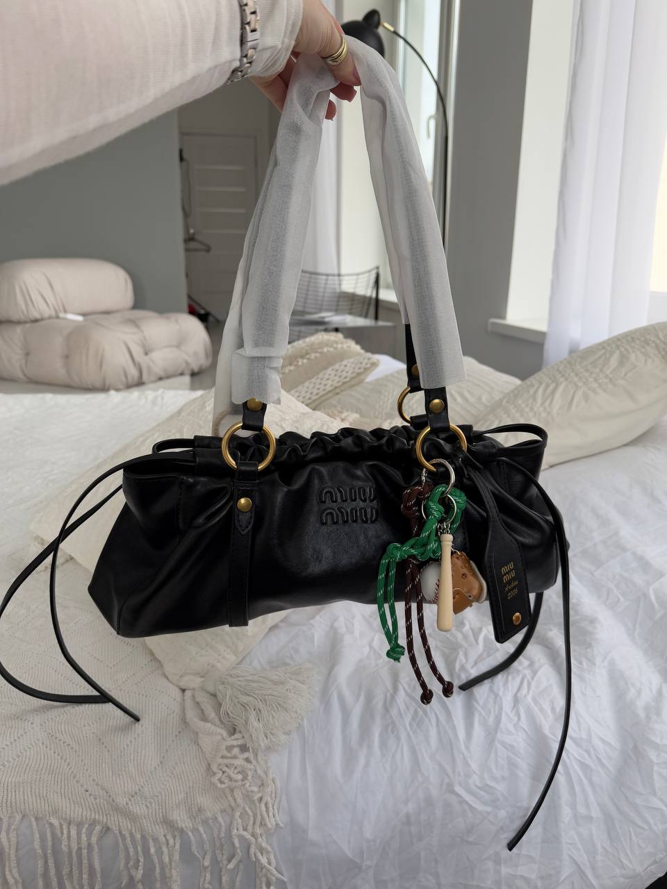 Joi nappa leather bag black