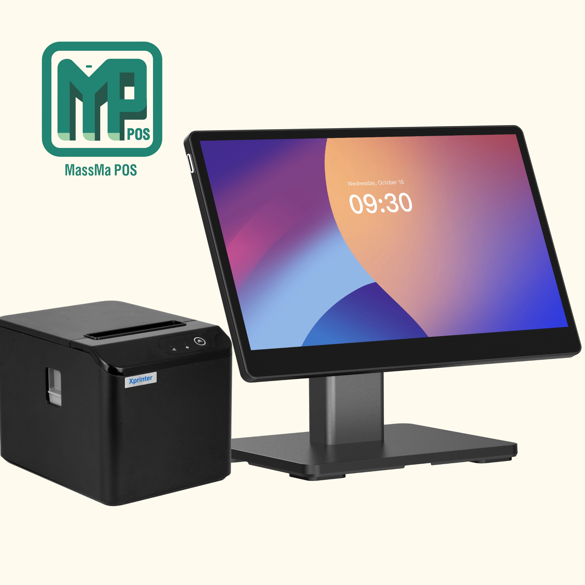 Комплект для ресторану, кафе, піцерії, кав’ярні, пабу чи бару: сенсорний POS-термінал, програма з ПРРО та чековий принтер. Гарантія 12 місяців!