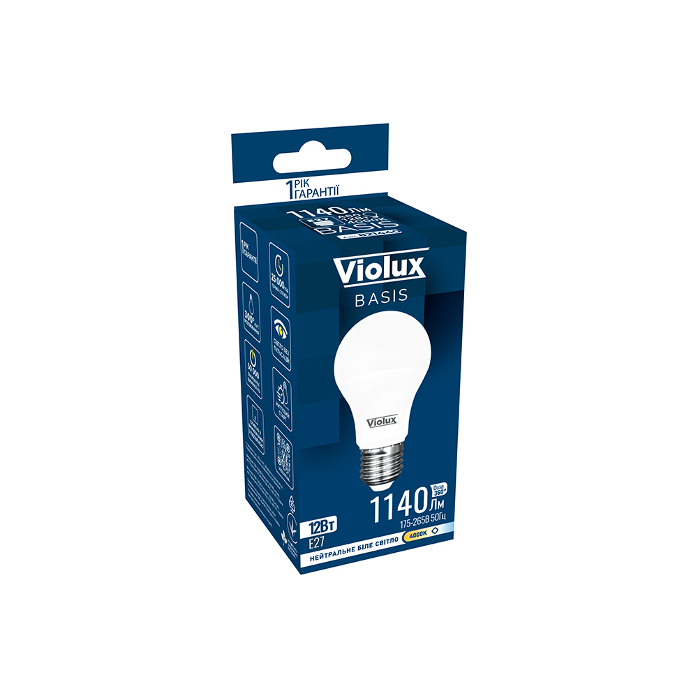 Лампа LED BASIS A60 12W