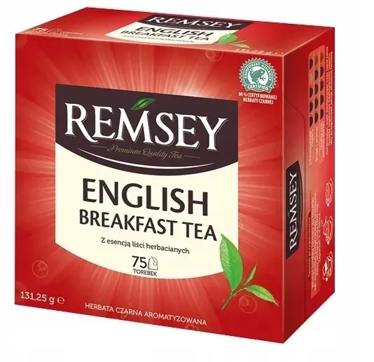 Чай чорний пакетований REMSEY English Breakfast Tea, 75 шт
