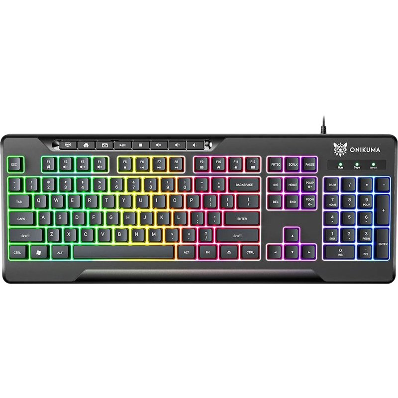 Клавіатура Onikuma G32 RGB USB Black