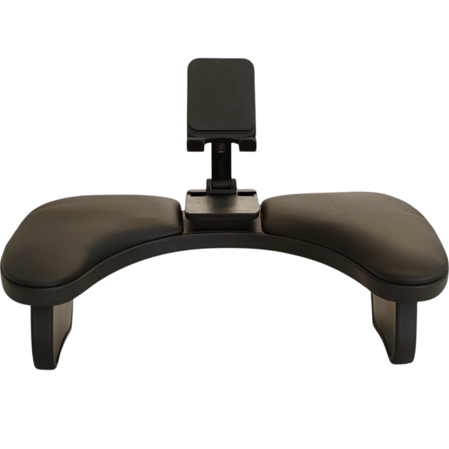 Манікюрний фігурний підлокітник з тримачем для телефону, Чорний