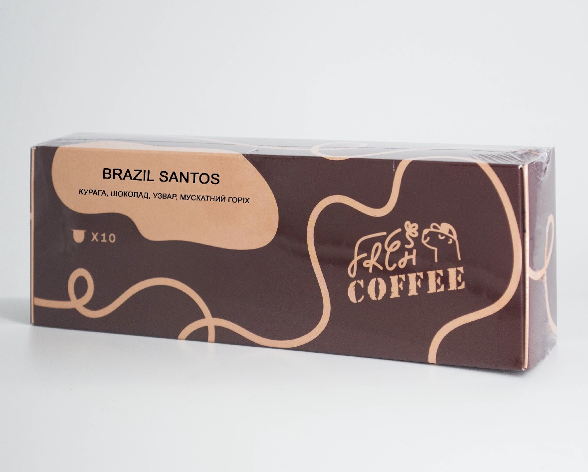 Капсули nespresso Бразилія Сантос