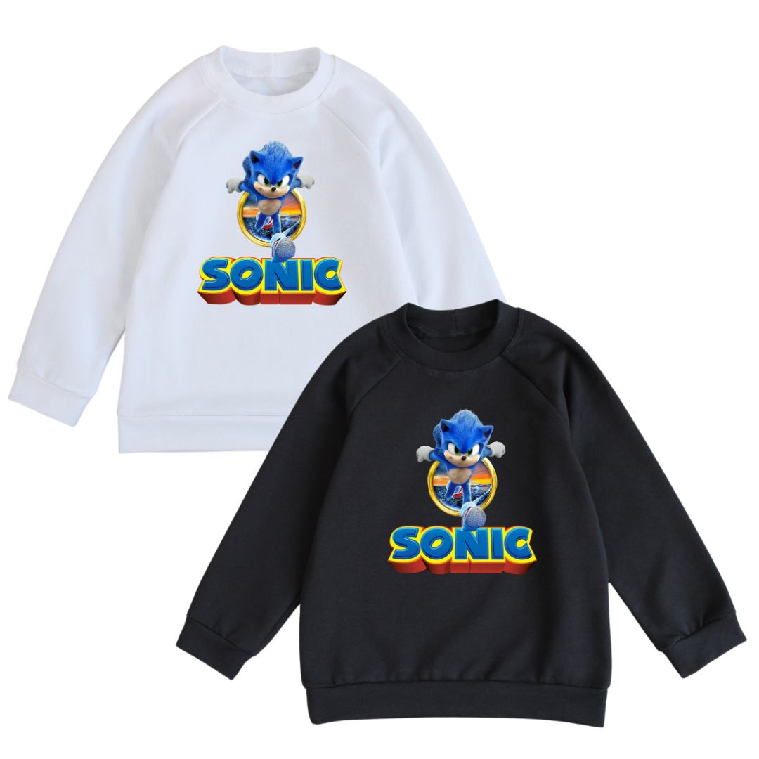 Світшот дитячий з принтом Sonic Сонік