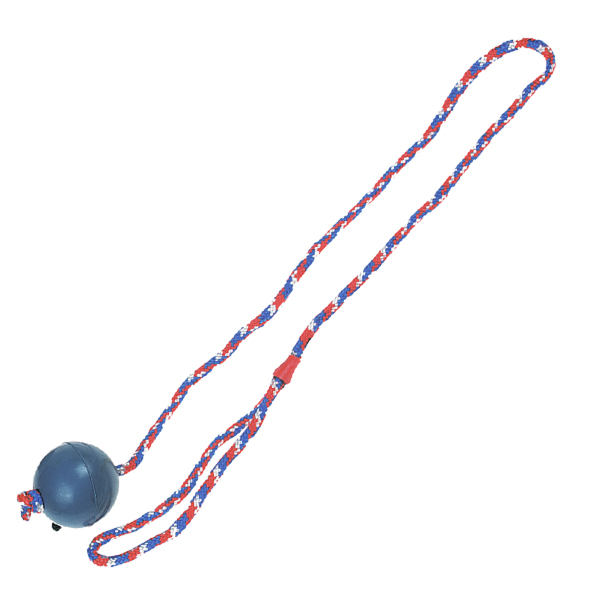 ФЛАМІНГО гумовий м’яч на мотузці іграшка для собак  6 см