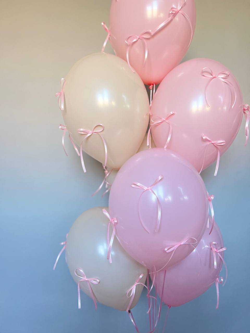 Набір кульки з бантиками 7шт