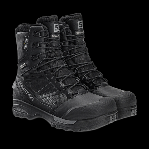 Оригінальні зимові утеплені черевики "Salomon Toundra Pro CSWP Black/Black/Mgnt" від французького преміум бренду "Salomon".