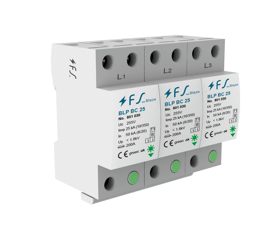 Пристрій захисту від імпульсних перенапруг BLP BC-25 V/3