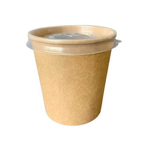 Кришка під супник крафтовий, PP 97мм, 480 мл, в упаковці 50шт 007900114