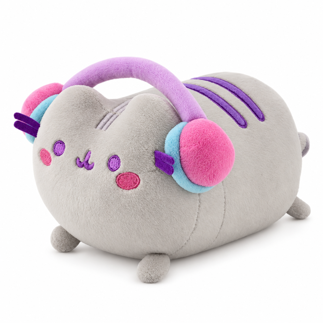 М’яка іграшка Кіт Пушин, Pusheen у навушниках, 25 см