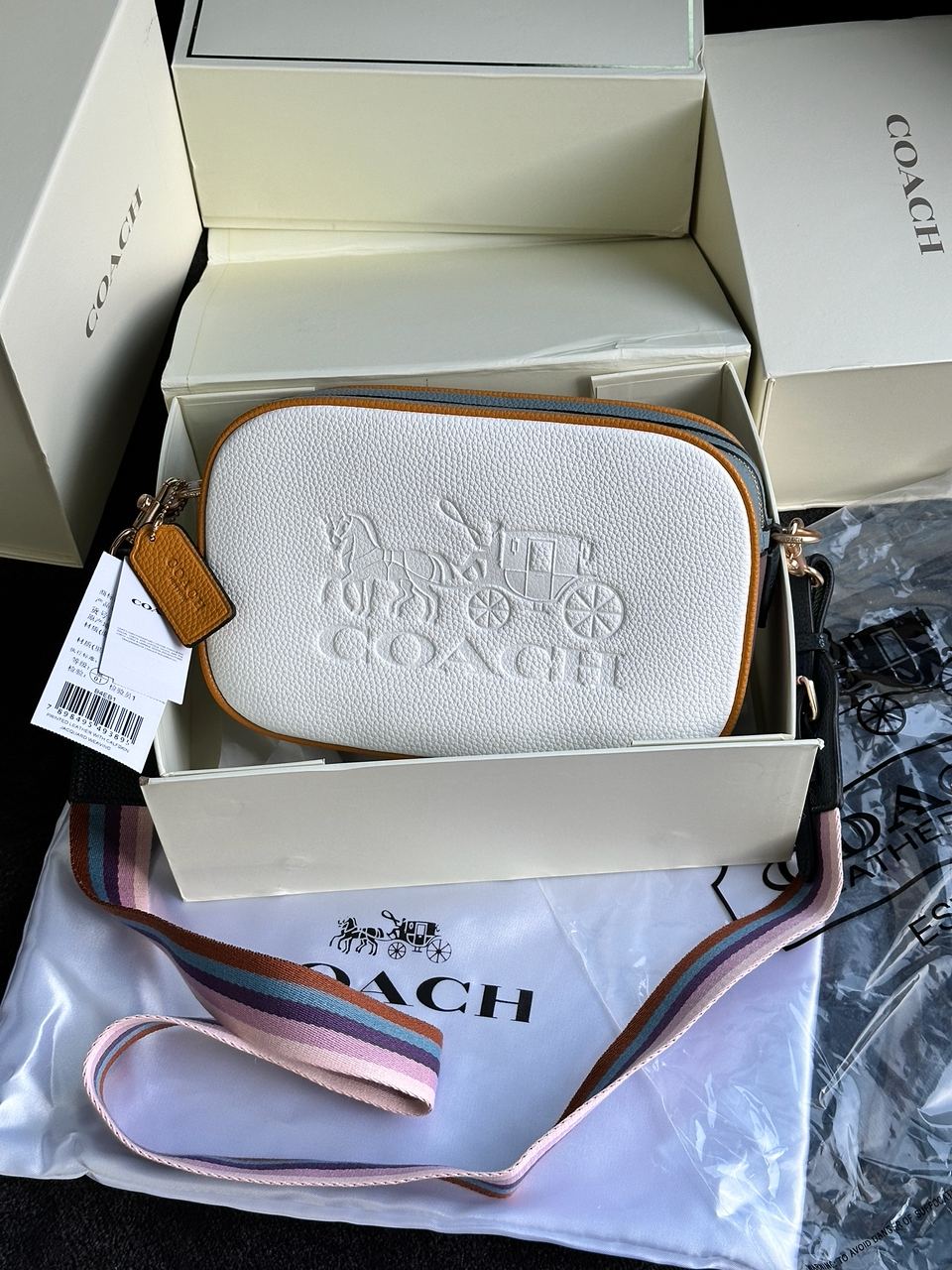 Coach Jes Convertible Belt Bag In Colorblock