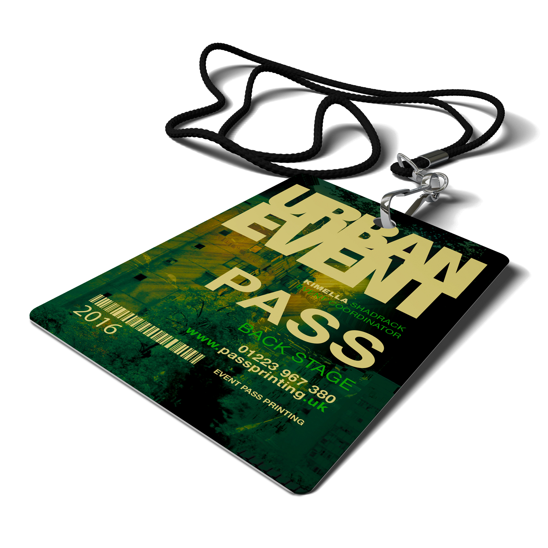 Backstage Pass Printing