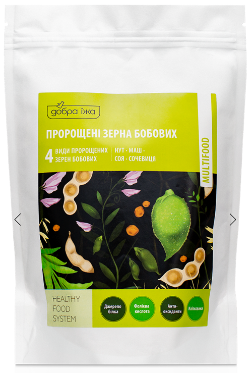 Пророщені зерна бобових (150 г)