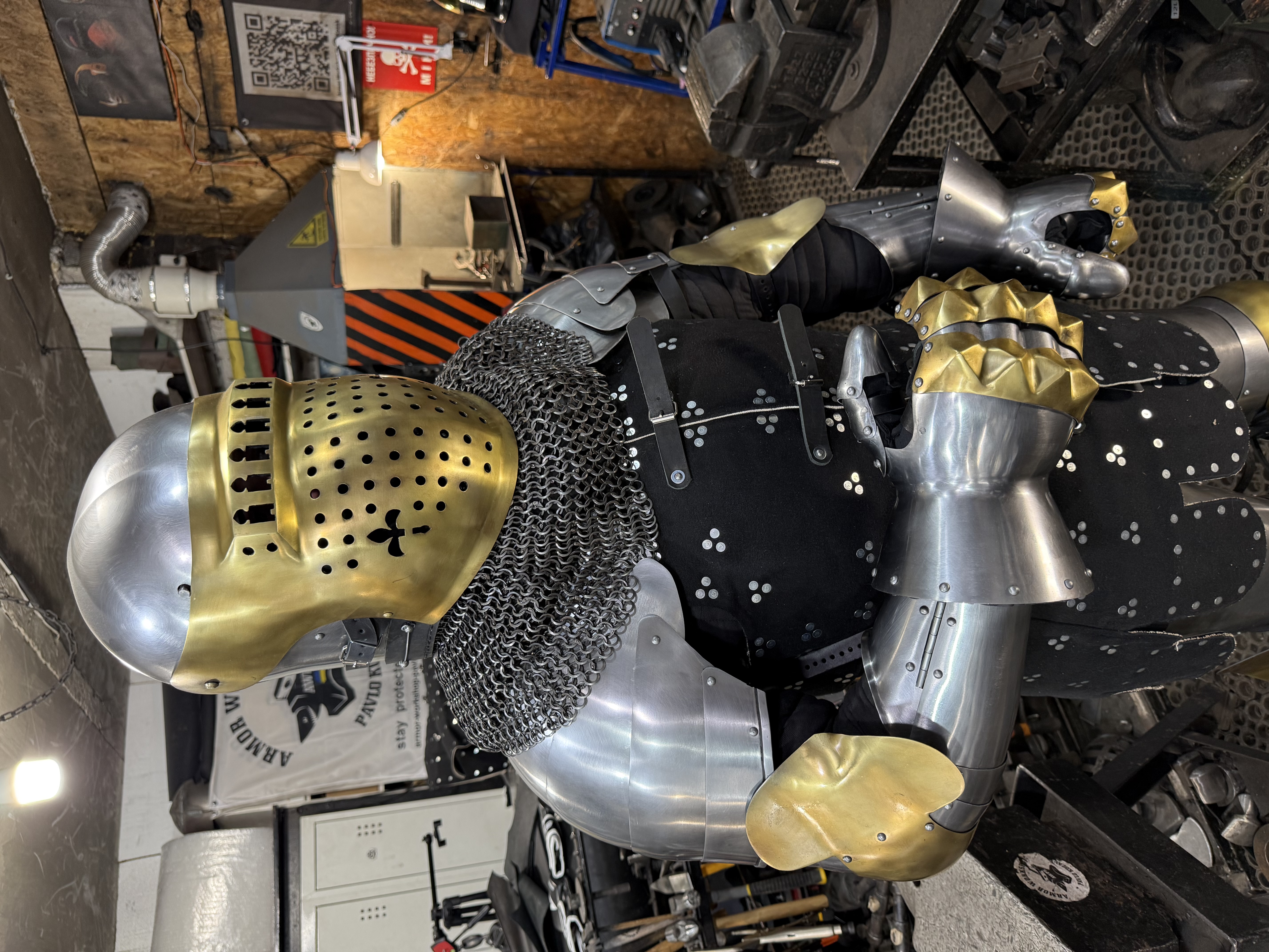 Full armor arms “ brass elbow style”