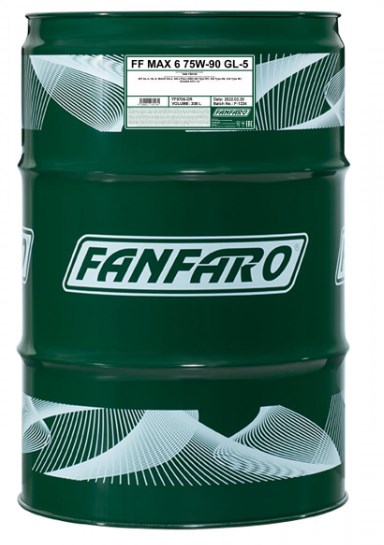 Трансмісійна олива синтетична MAX 6 75W-90 GL-5  208л Fanfaro