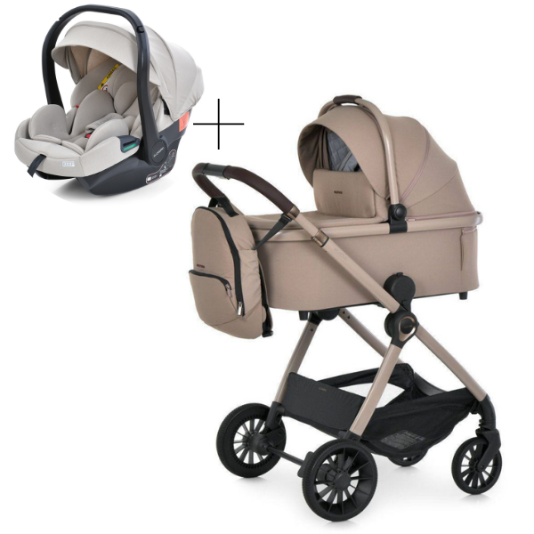 Коляска універсальна 3в1 El Camino RIVIERA ME 1183 Affogato Beige