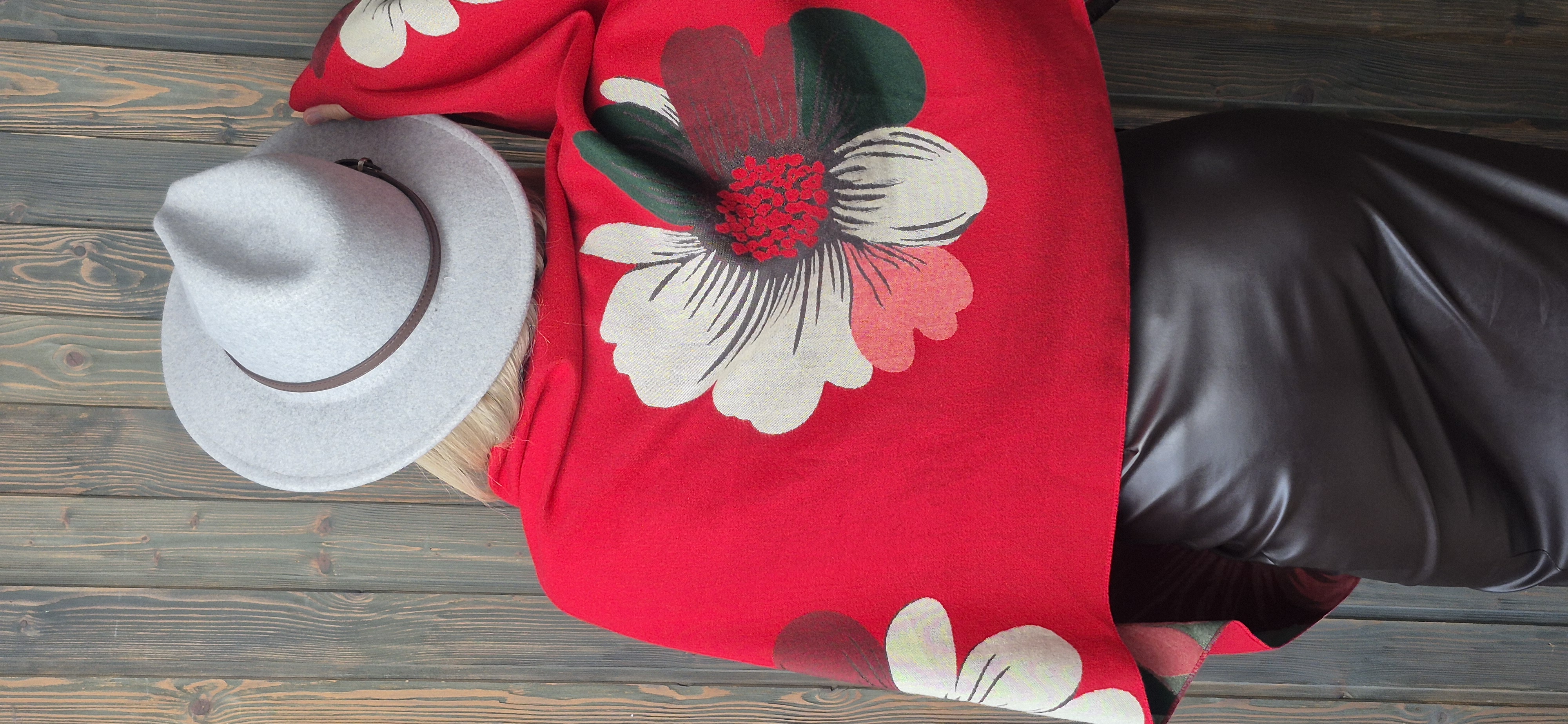 Палантин квіти