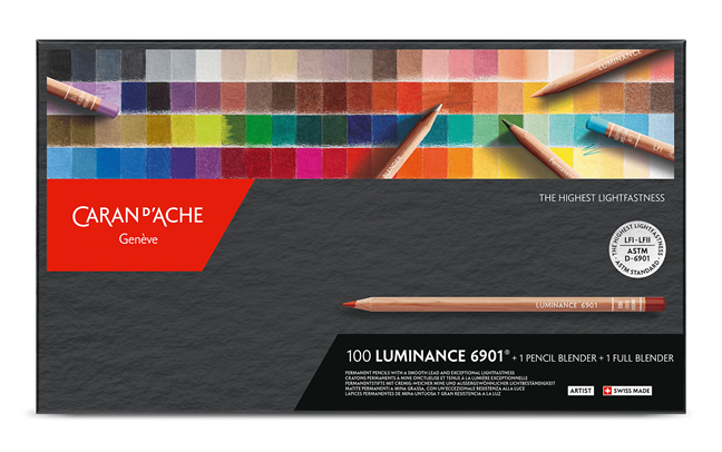 Коробка зі 100 кольорів LUMINANCE 6901™ + 2 блендери