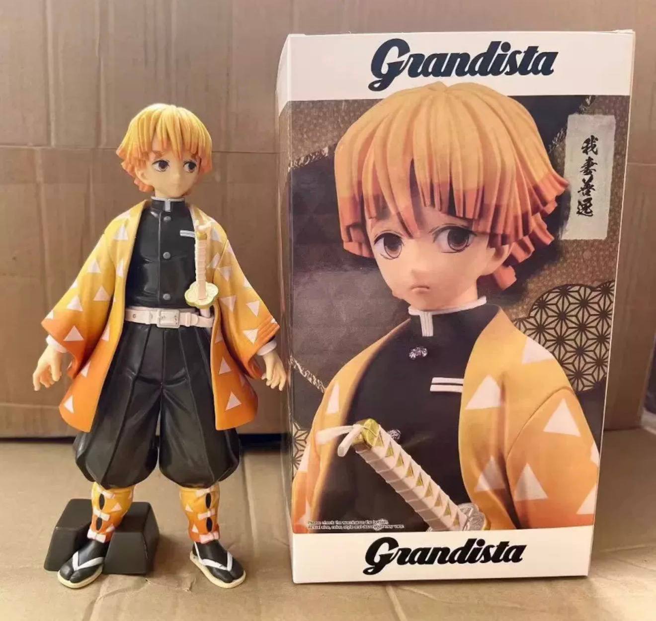 Колекційна аніме фігурка Banpresto Grandista: Demon Slayer — Zenitsu Agatsuma (24 см)